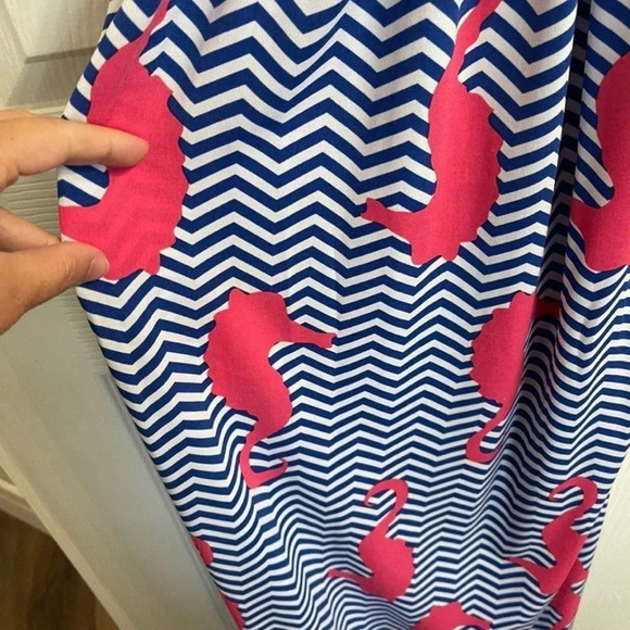 Tracy Negoshian Small Seahorse Rhianna Horsn' Around tank Chevron Dress - Picture 6 of 6